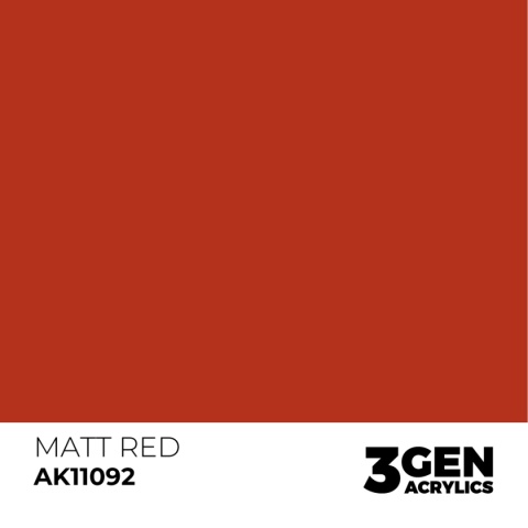 AK Interactive AK11092 MATT RED – STANDARD