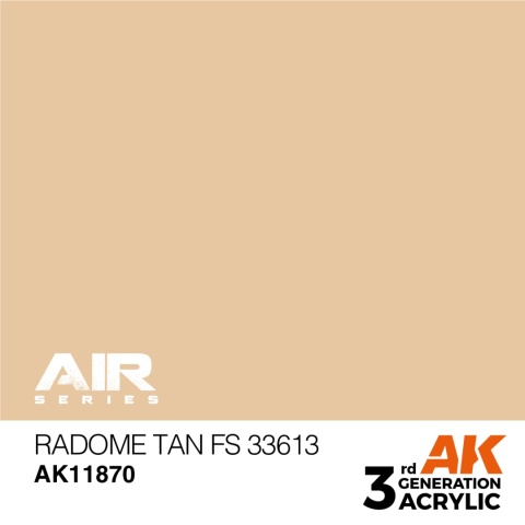 AK Interactive AK11870 Radome Tan FS 33613 – AIR