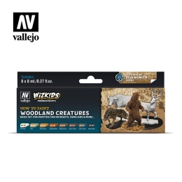 Vallejo 80254 Zestaw Premium 8 farb - Woodland creatures