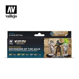 Vallejo 80255 Zestaw Premium 6 farb + 2 washe - Defenders of the Wild